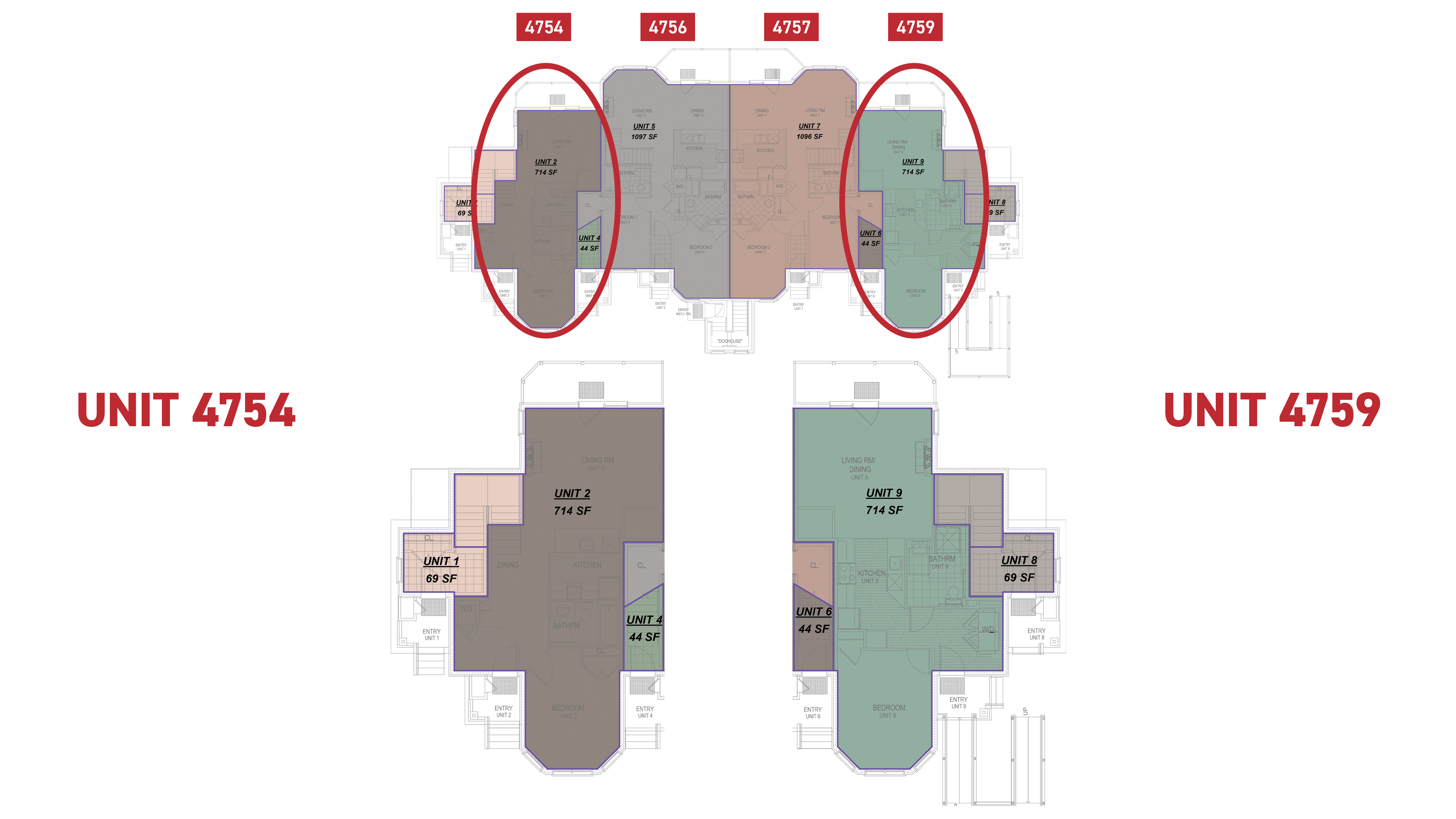 Hazen's Notch 4754 and 4759 Floor Plans
