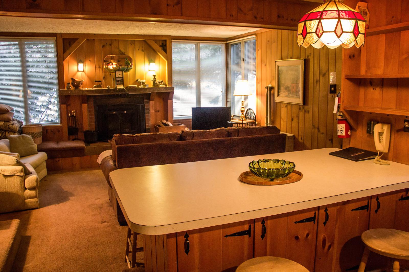 Mountainside Townhome 202 Living Room and Dining