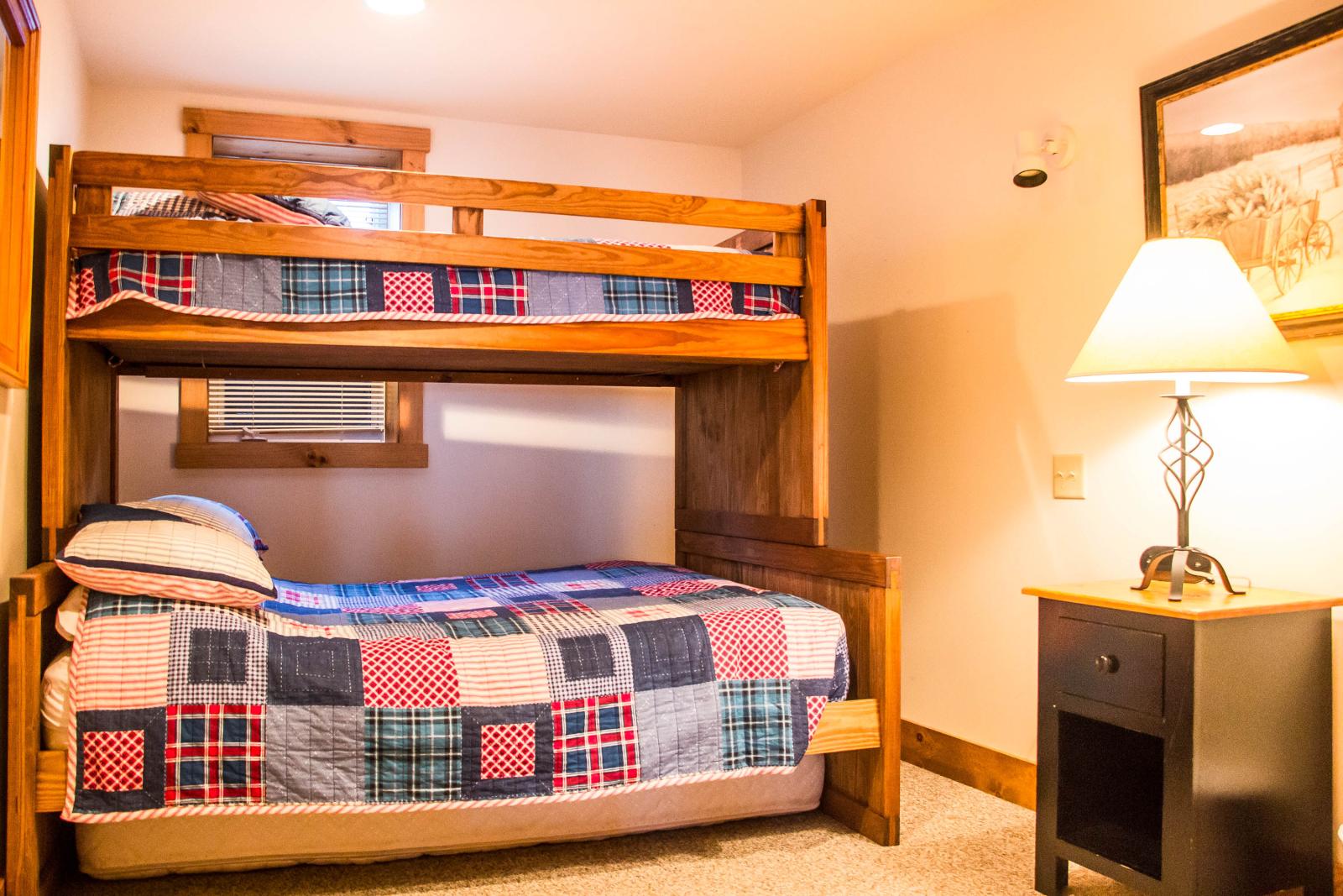 Village Condo 447 Bunk Bedroom