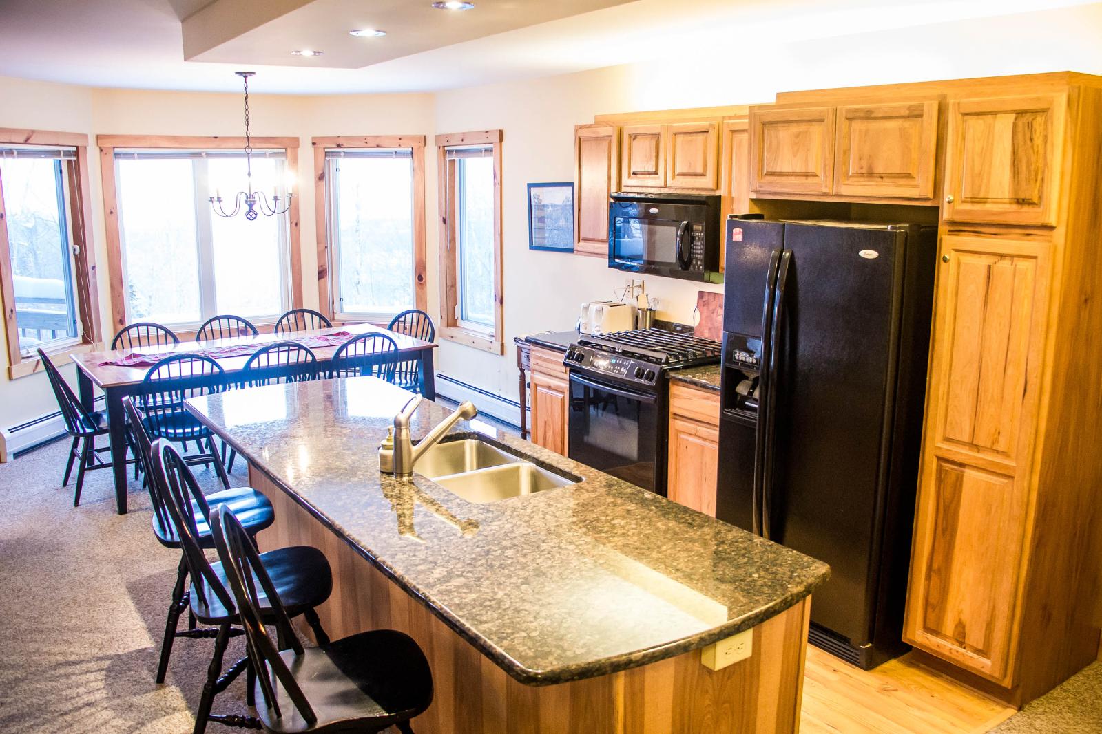 Village Condo 447 Kitchen and Dining