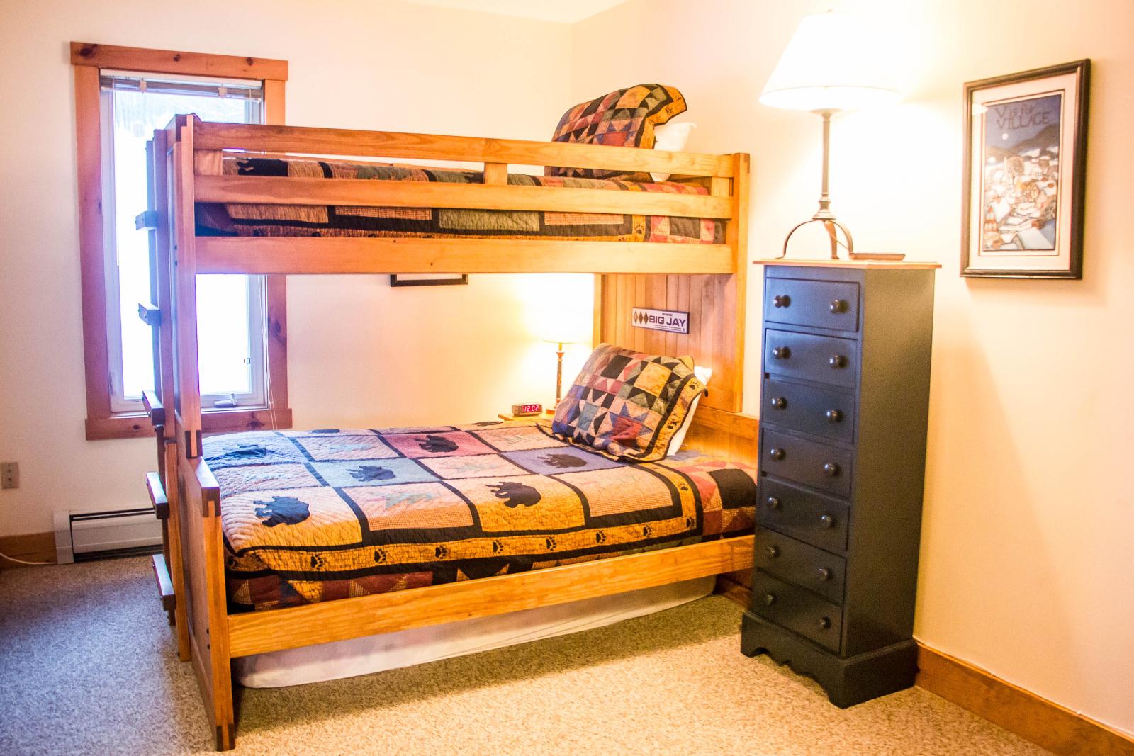 Village Condo 447 Bunk Bedroom