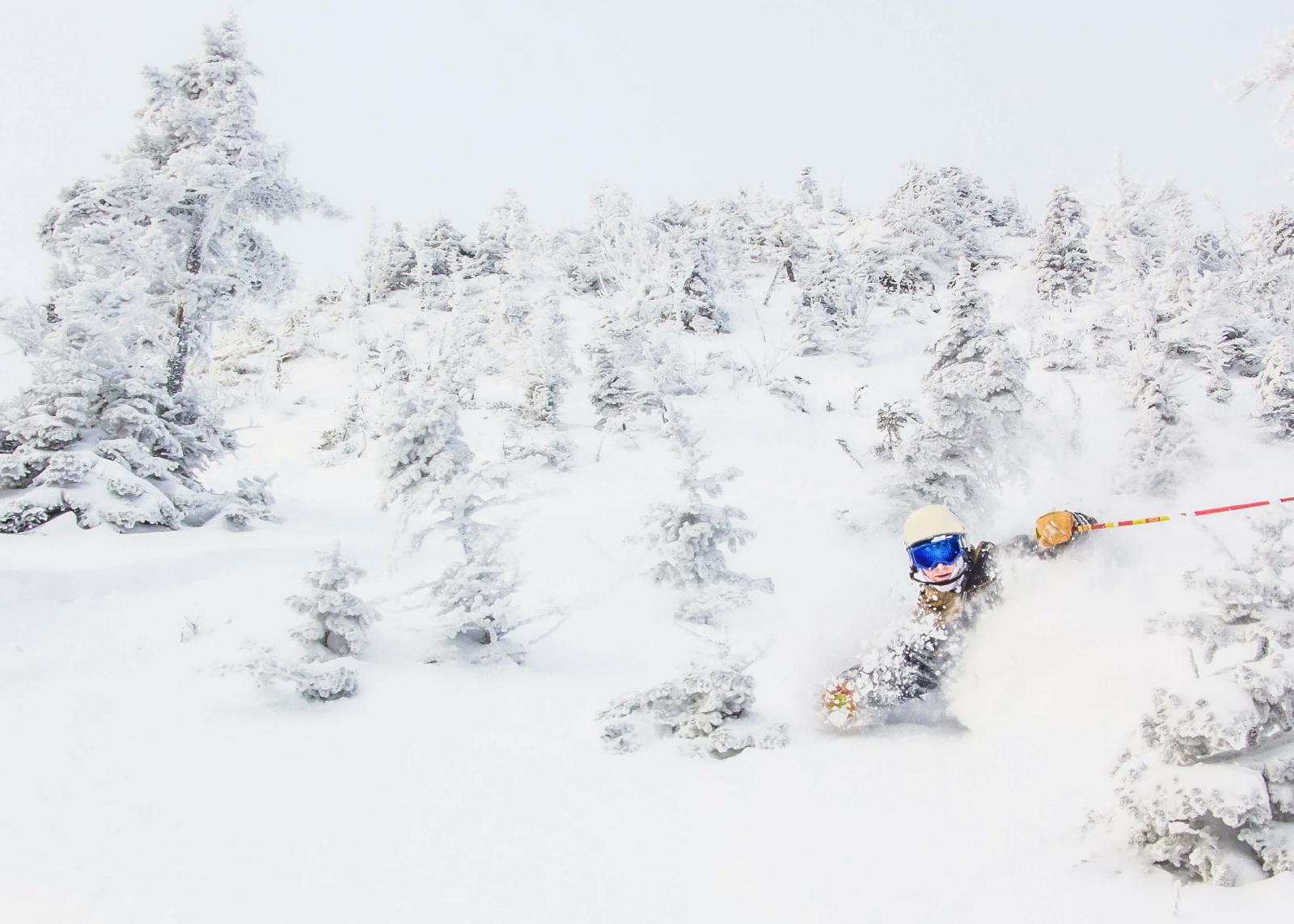Skier at Jay Peak Resort