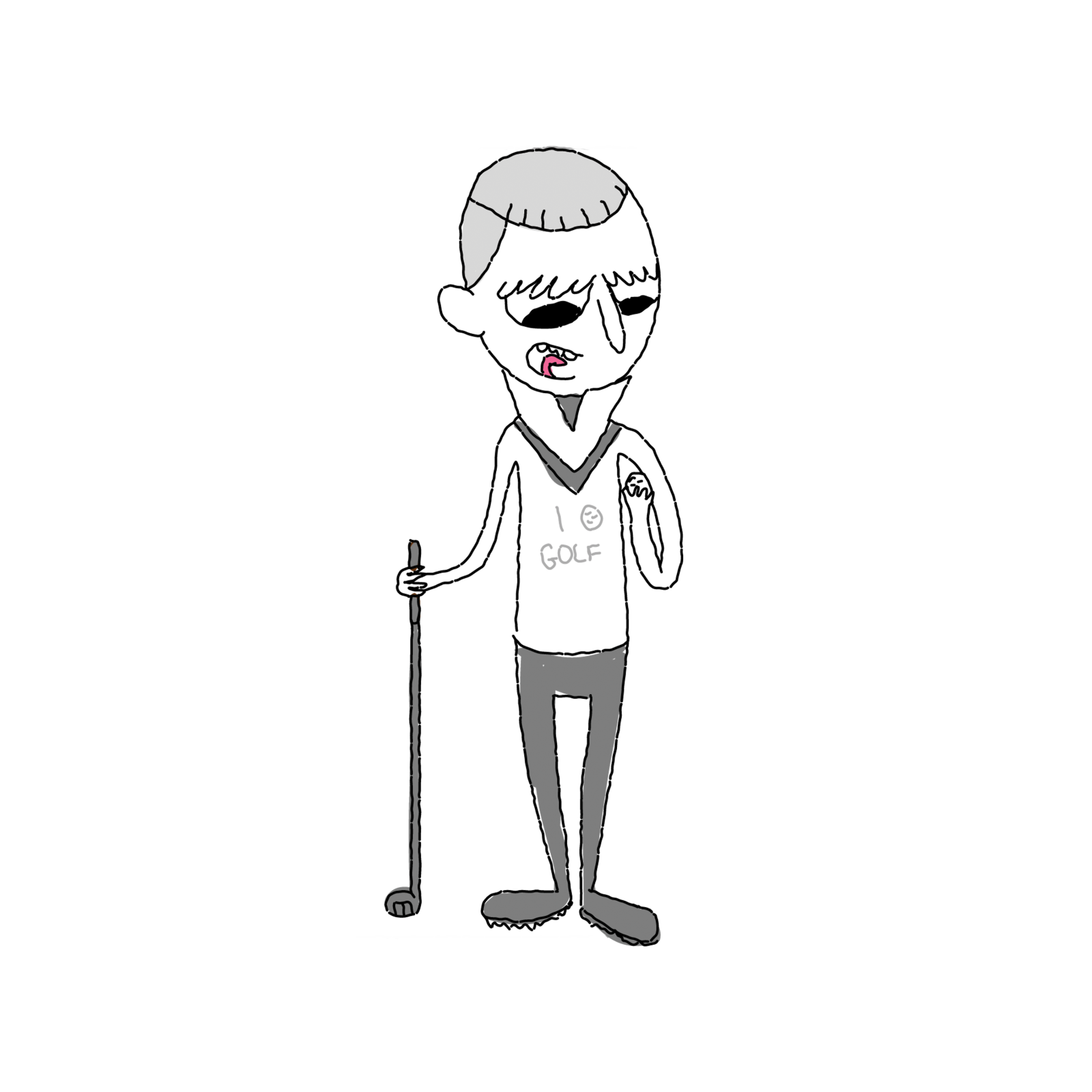 Golfer I Love Golf Shirt