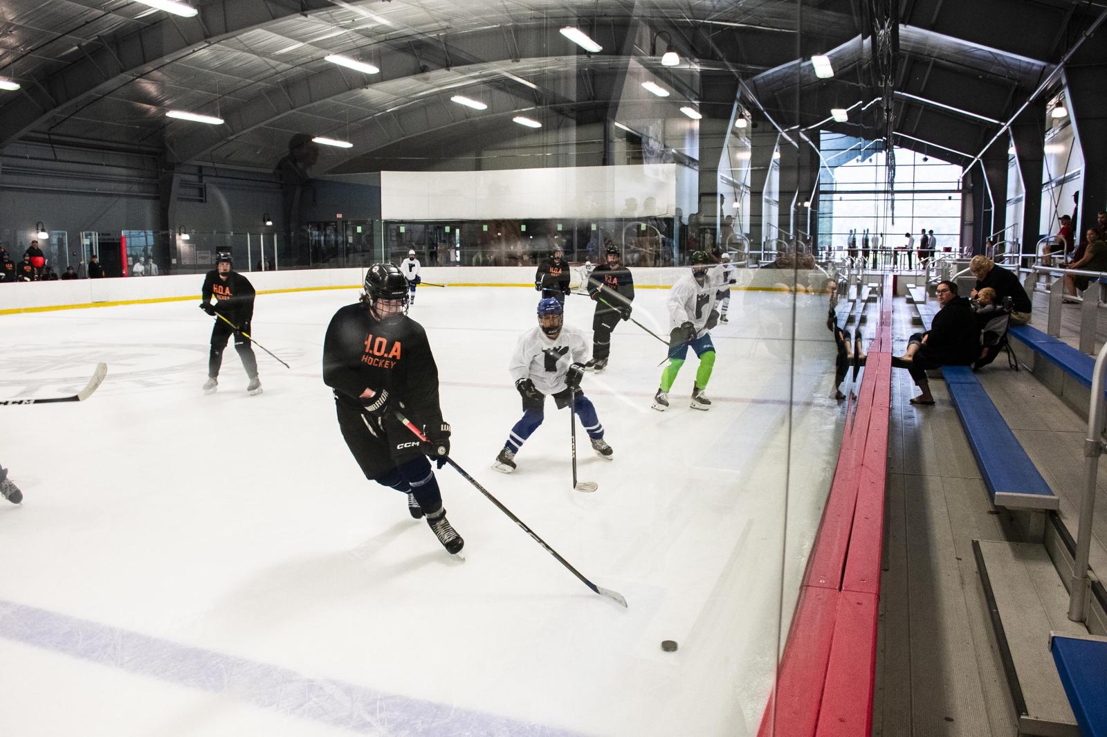 Icy action with the HOA Camp (Hockey Opportunities for All).