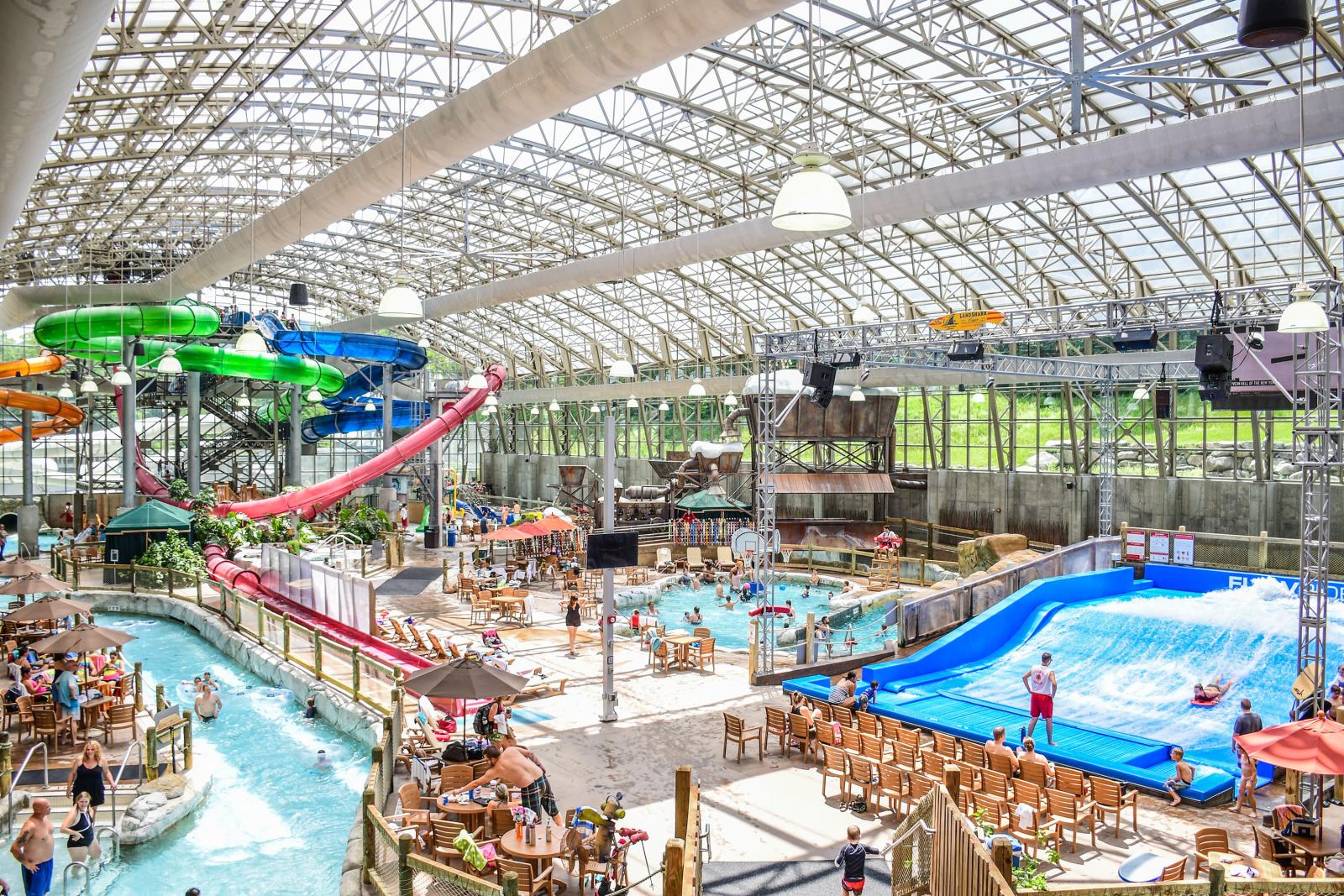 Indoor Waterpark - full waterpark view