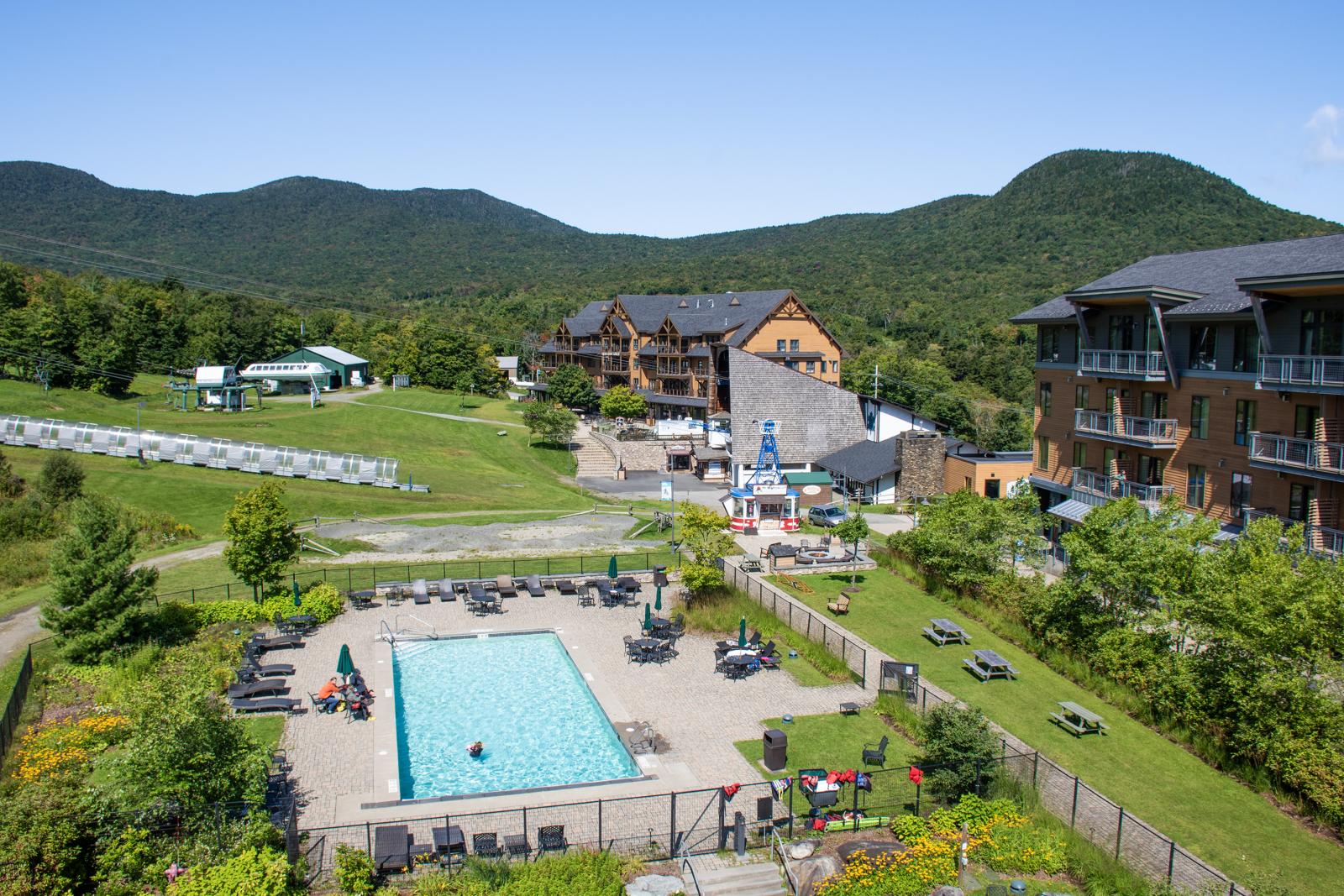 Tramside Base Summer Aerial