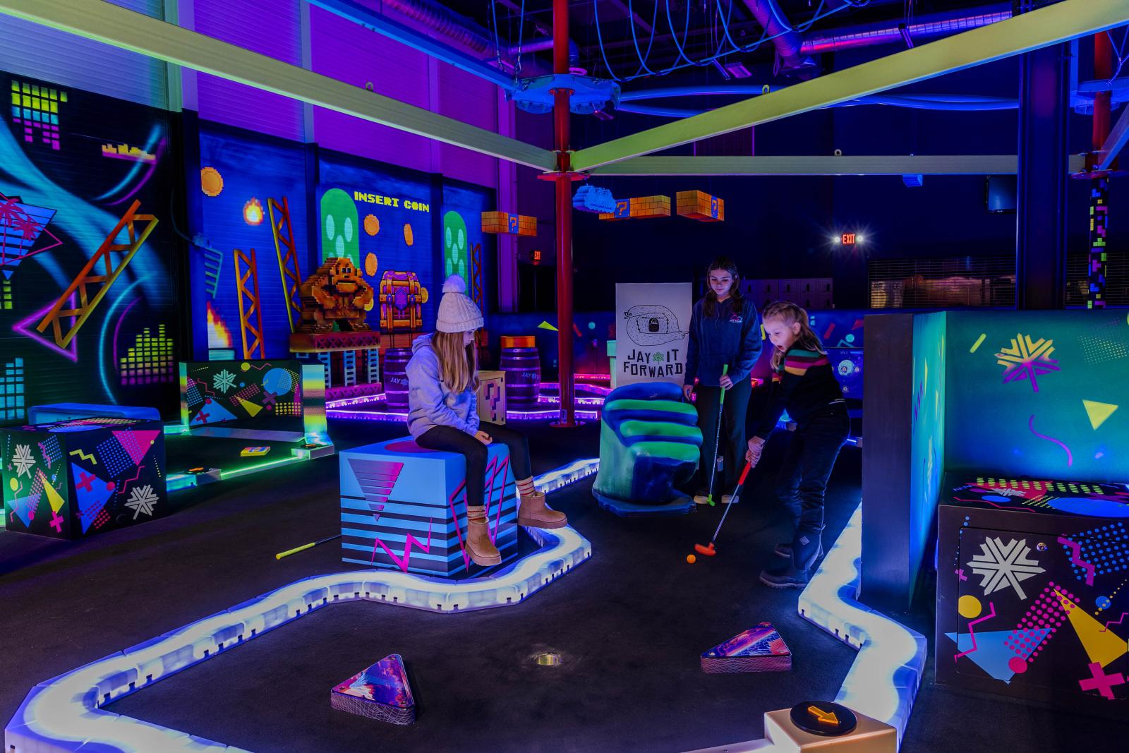 Indoor Minigolf Course 