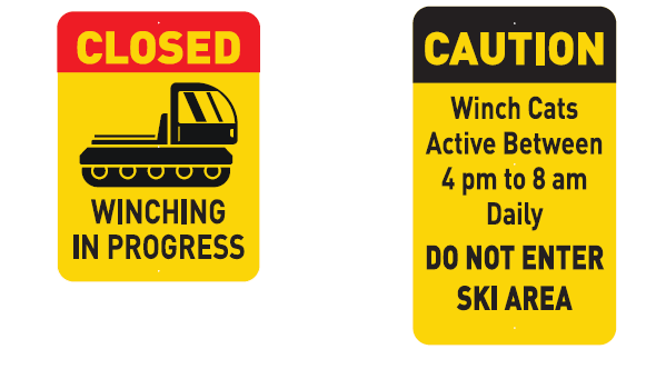 winch cat warning