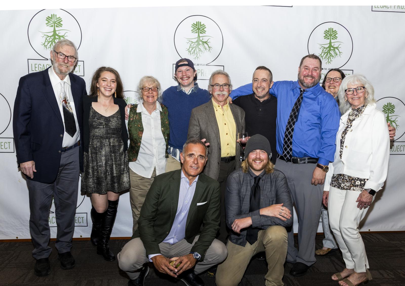 Group of Jay Peak employees at annual recognition gala.