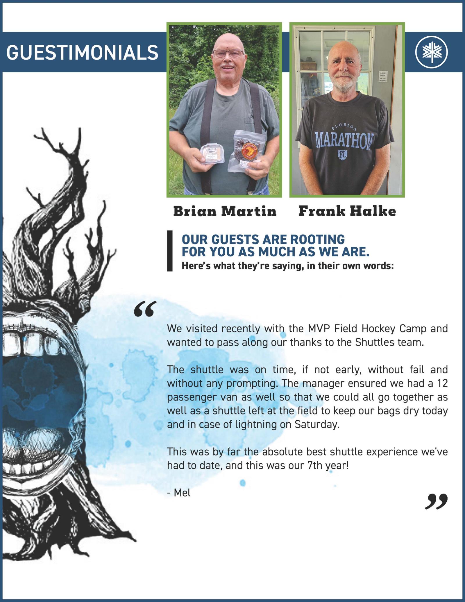 Guestimonial - Brian Martin Frank Halke