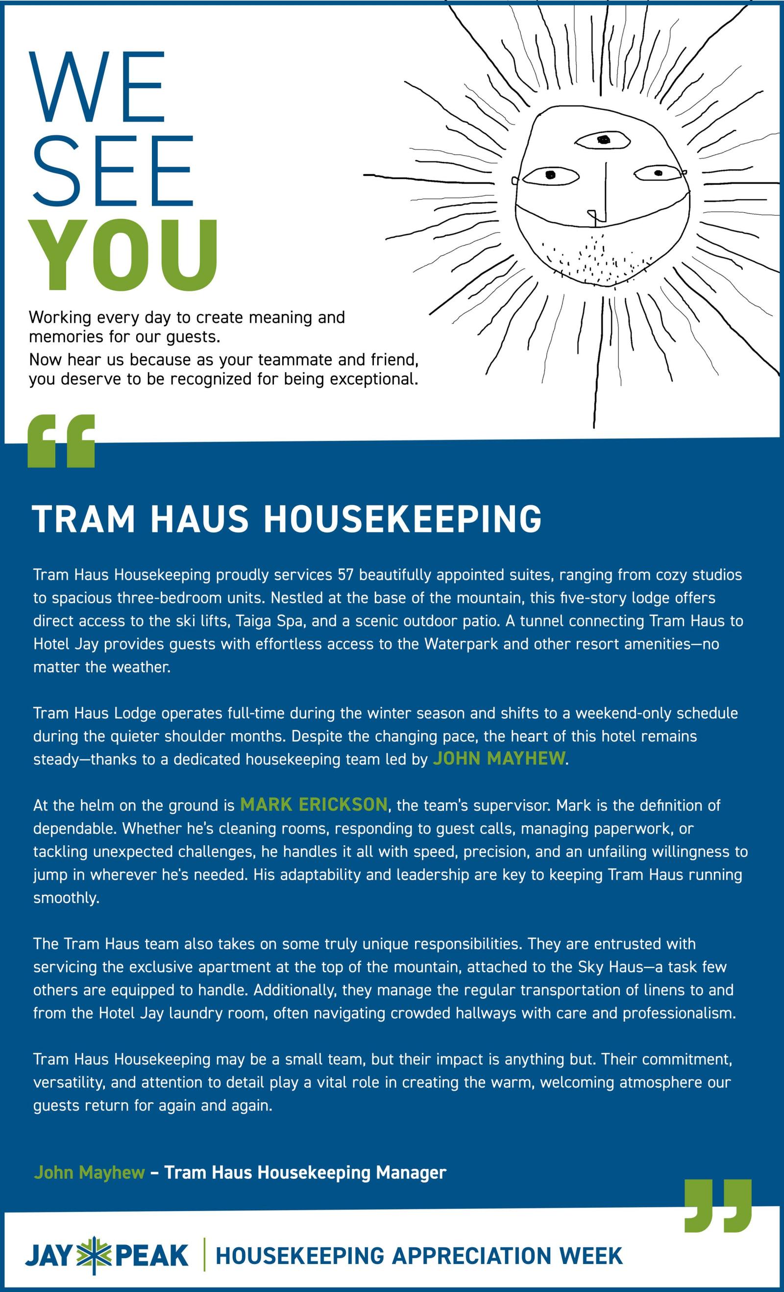 Housekeeping Appreciation