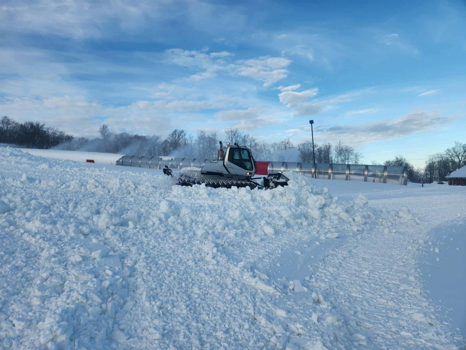 Prepping for Opening Day.