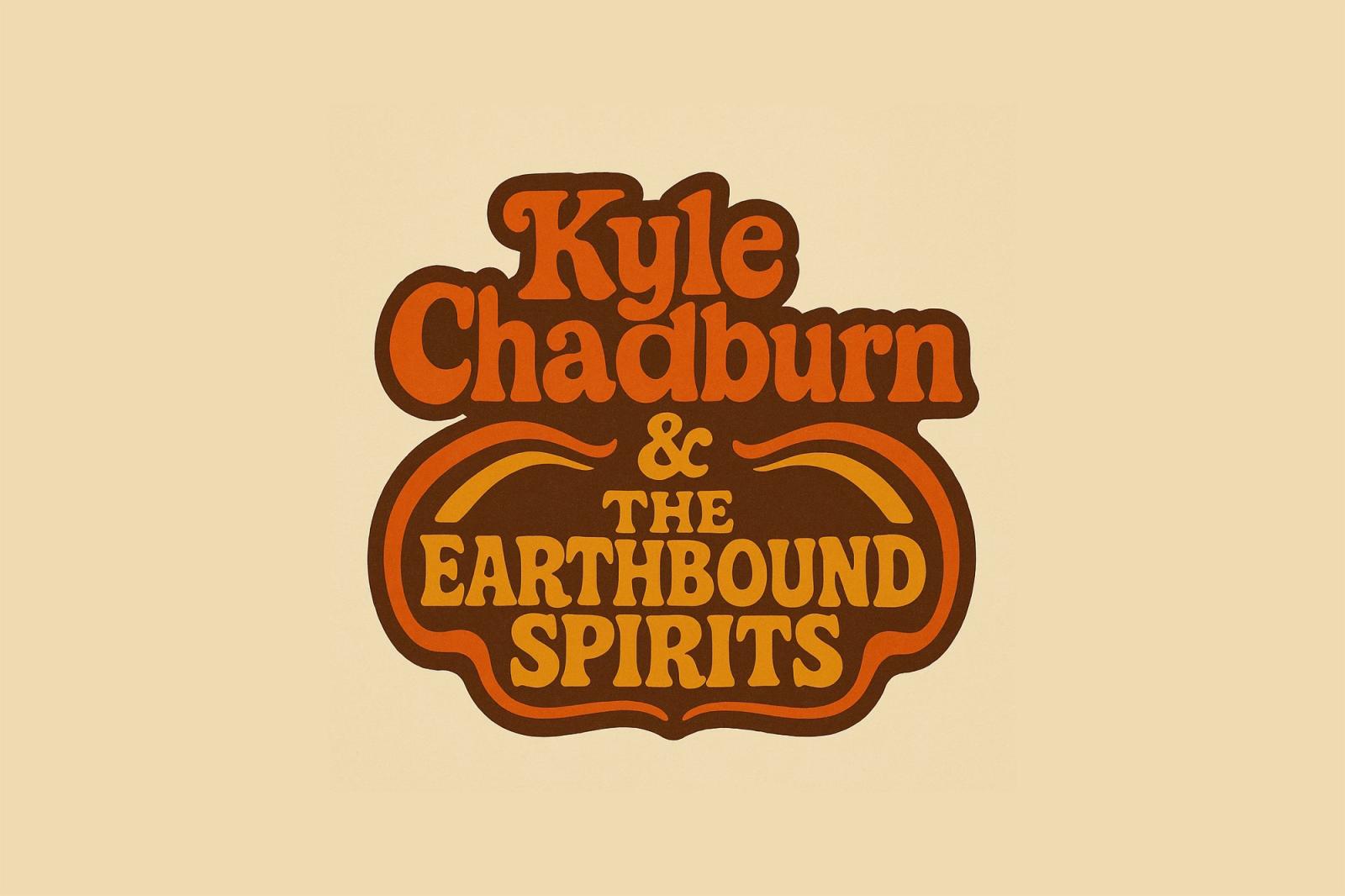 Kyle Chadburn & The Earthbound Spirits logo in retro style.