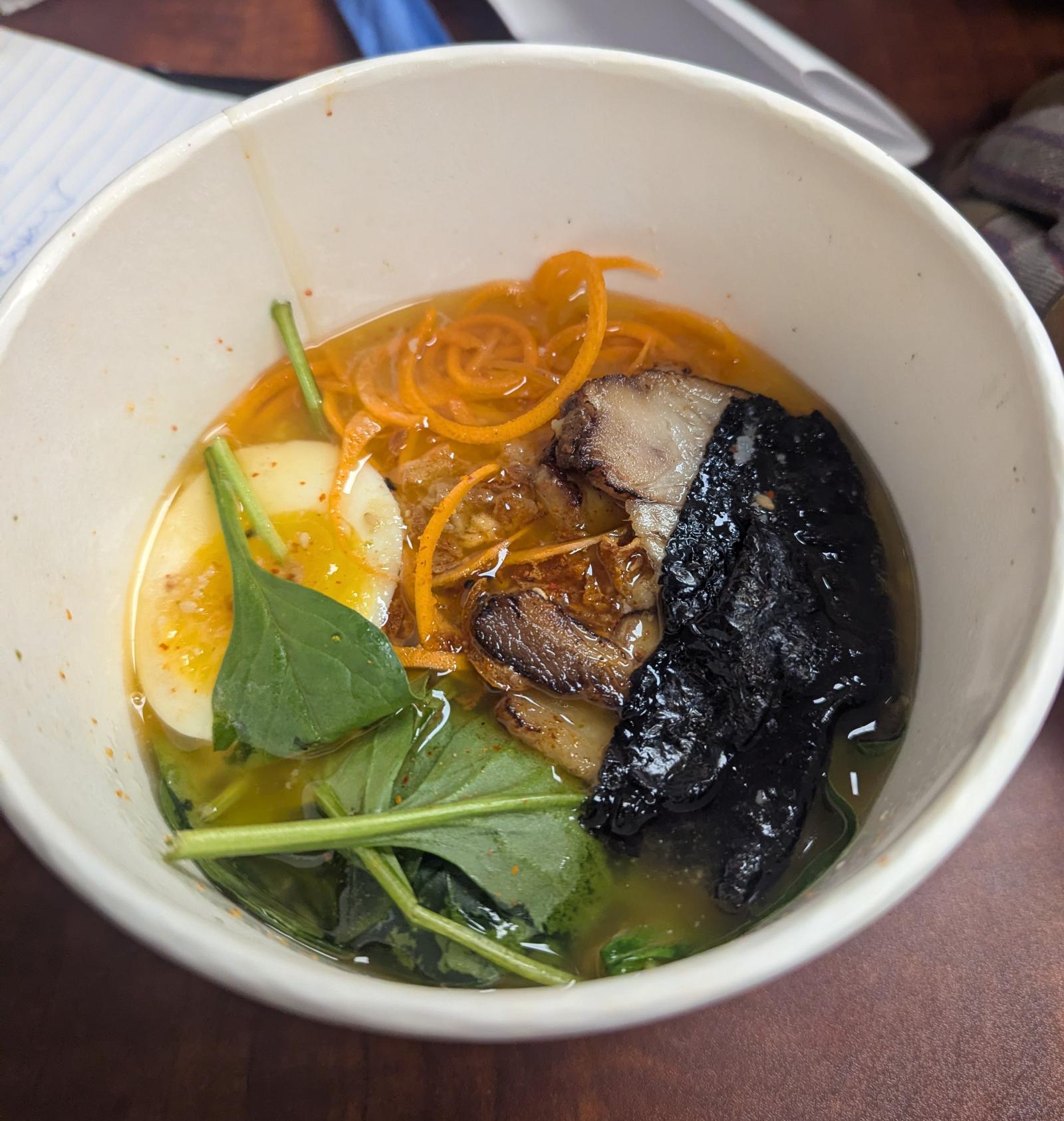 Miso Ramen for lunch.