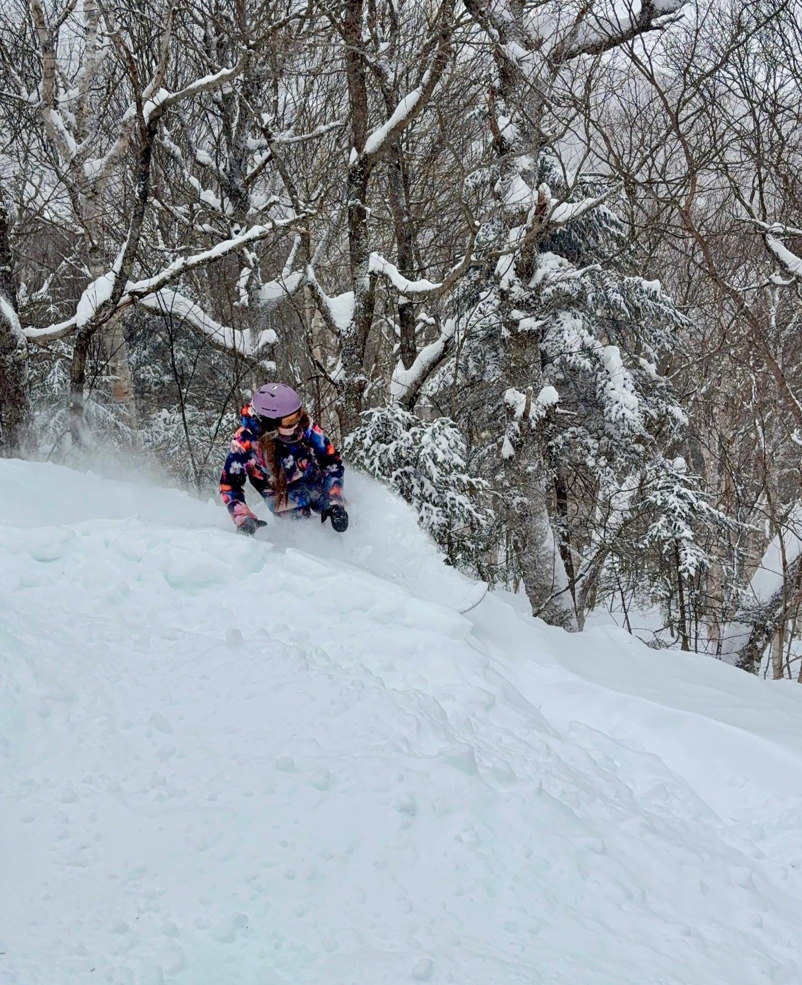 Clara on Kitzbuehel.