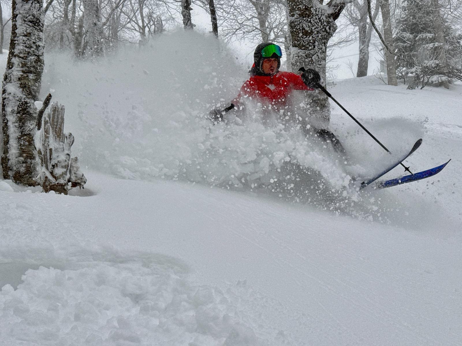 Aftermath from the 8–10 inches we picked up overnight.