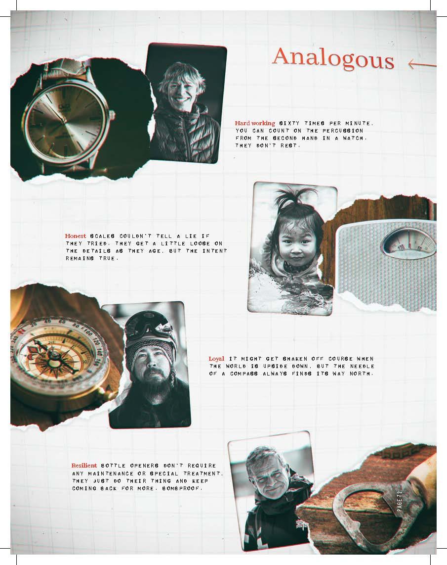 Collage of watch, people, a child, a face, and a large clock on a grid background.