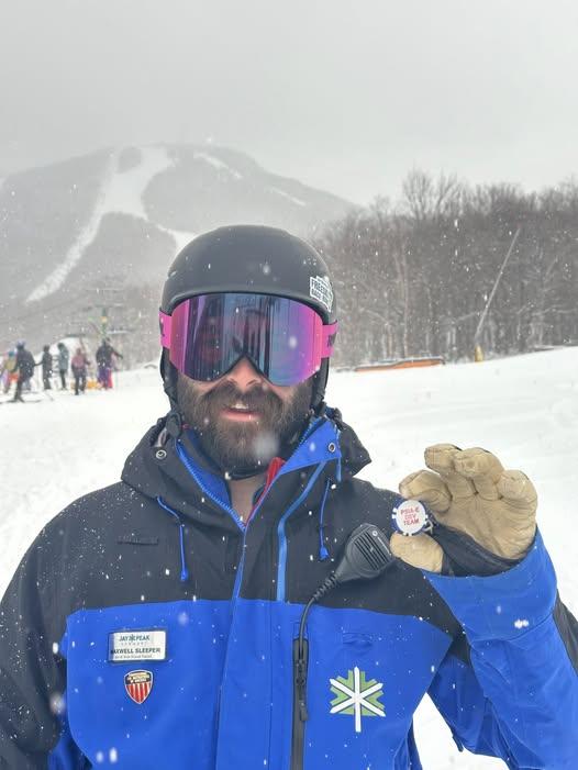 Max Sleeper in congratulating him on attaining his Dev Team status within PSIA.