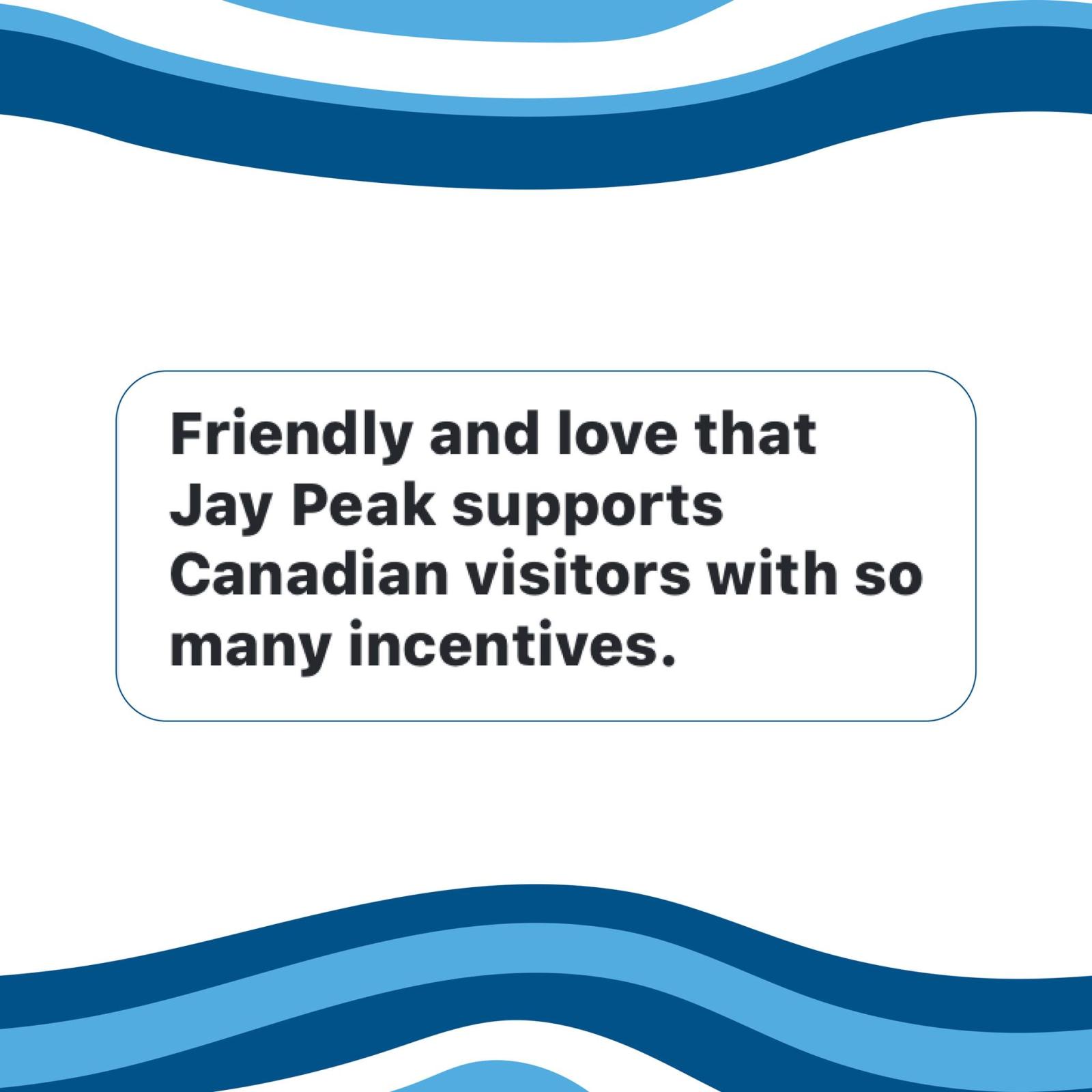 Graphic with blue wavy borders and white textbox.