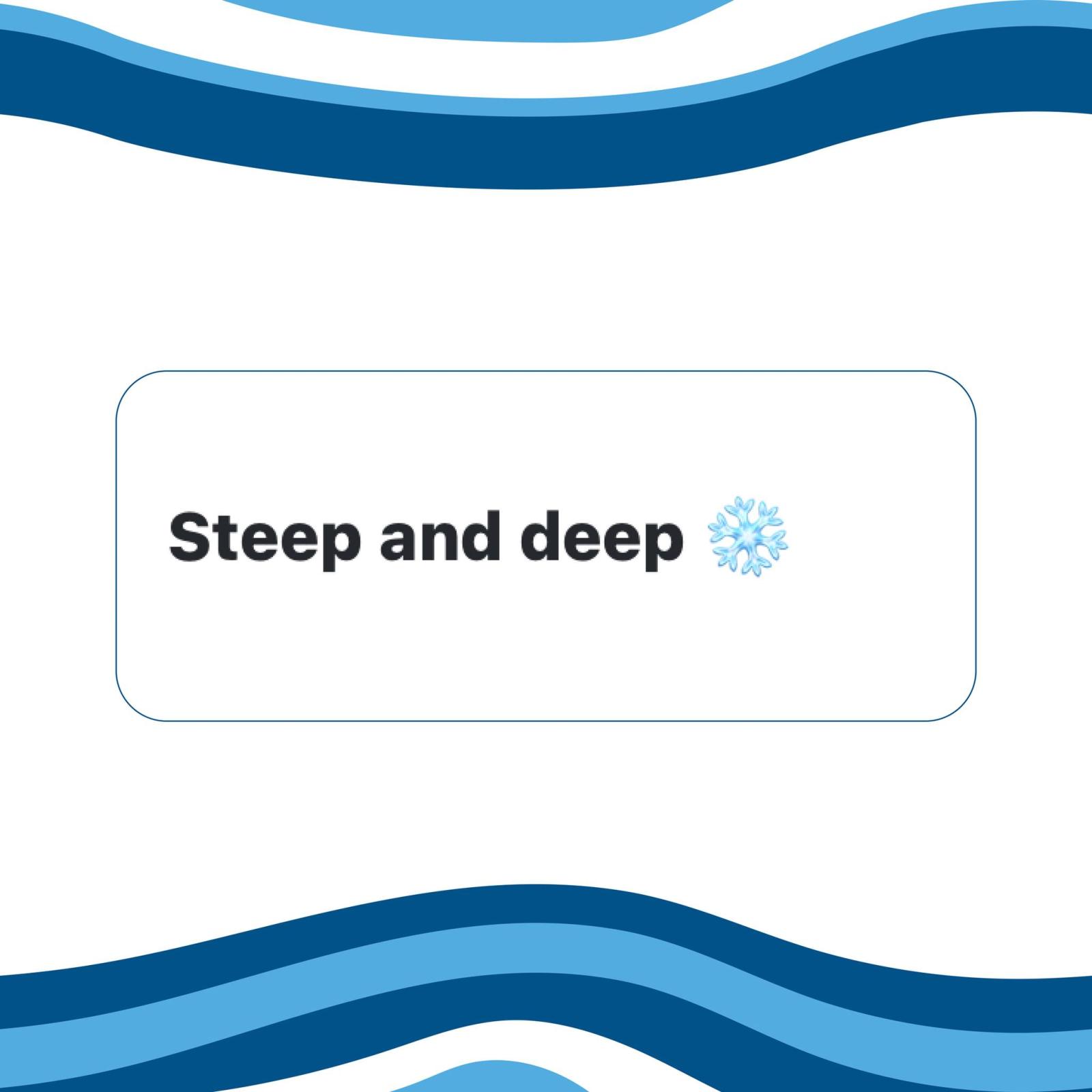 Wavy blue lines with a white box in the center.