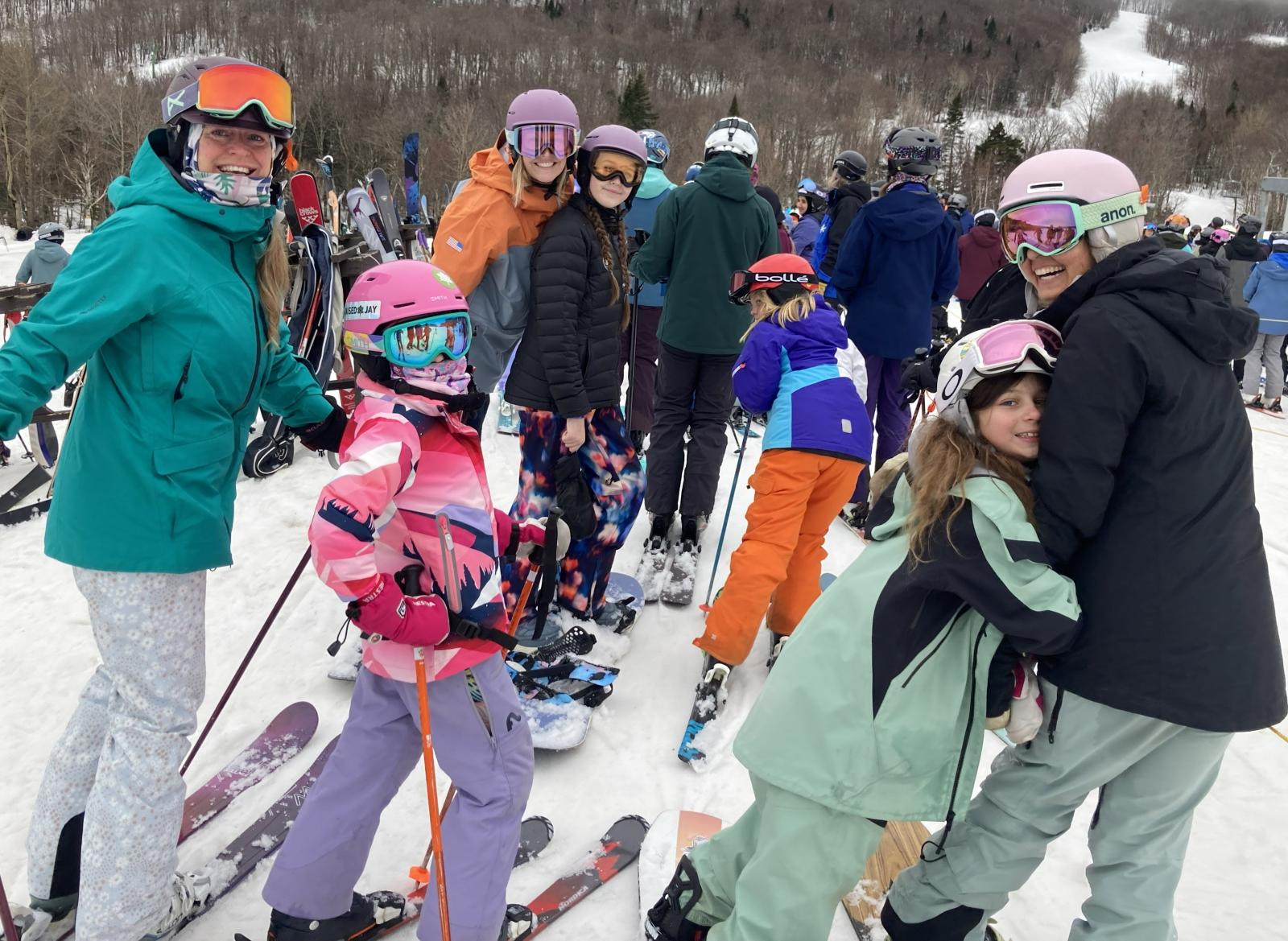 The Chickadees and Jaydies got together for a couple runs to celebrate International Women's Day.