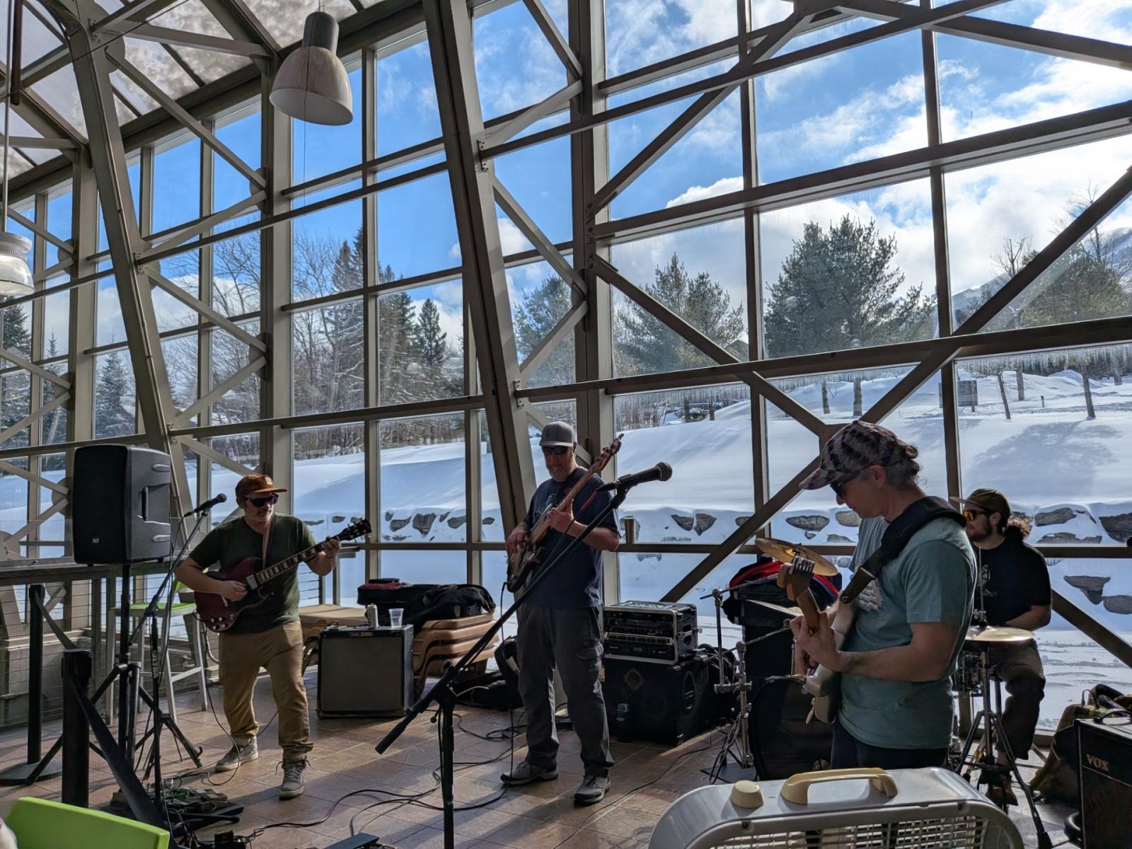 The Shady Trees at the Spring Passholder Party.