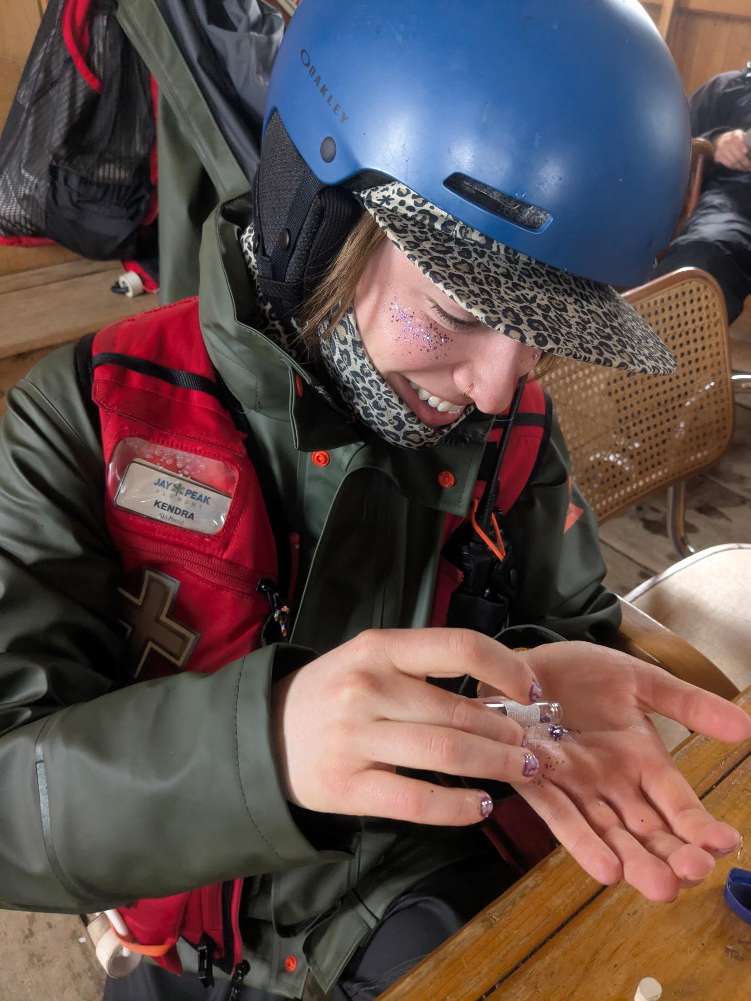 Patrollers getting Glittery on Good Friday.