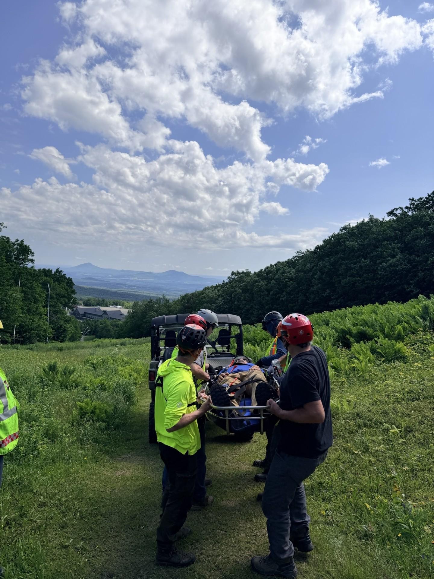 On-Mountain Rescue Training