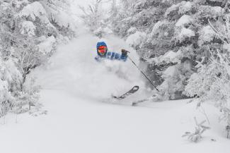 Over a foot of snow in the past 24 hours and we've surpassed 300" for the season. Skol.