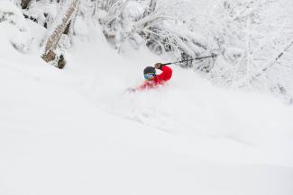 Pre-storm powdering, courtesy of Tim Fater.