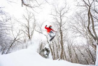 Boostin' and roostin' through the fresh. Courtesy of Tate Johnson.